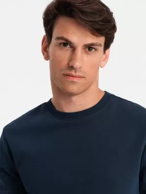 Herren Sweatshirt OMBRE OM-SSBN-0159 MARINEBLAU