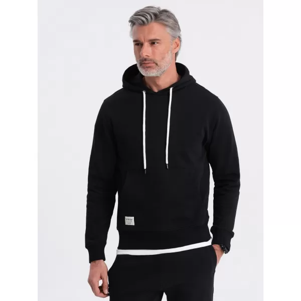  Herren -Sweatshirt OMBRE OM-SSBN-0177 SCHWARZ 