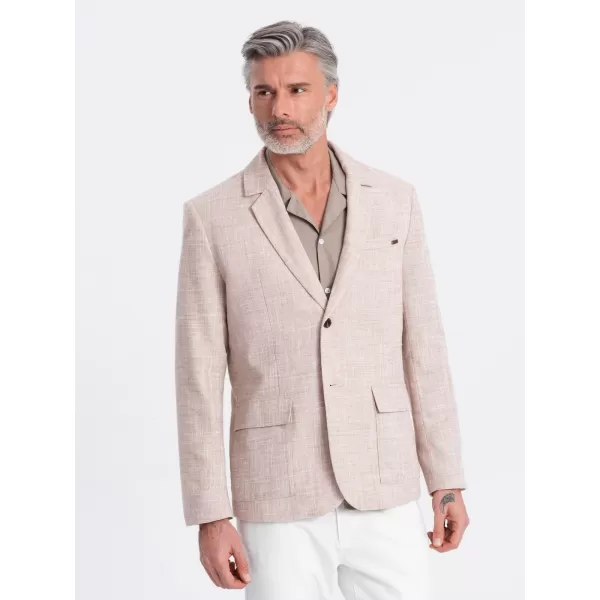  Jacke OMBRE OM-BLZB-0128 LEICHT BEIGE 