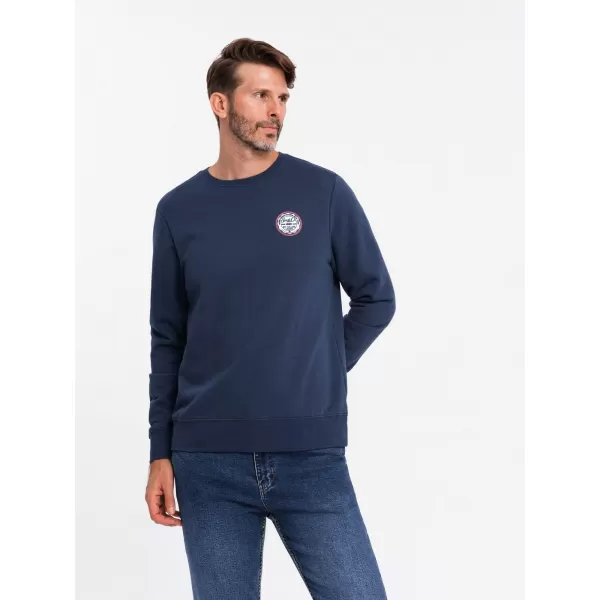  Herren Sweatshirt OMBRE OM-SSNZ-0134 MARINEBLAU 