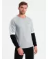 Herren -Sweatshirt OMBRE OM-SSNZ-22FW-003 GRAU