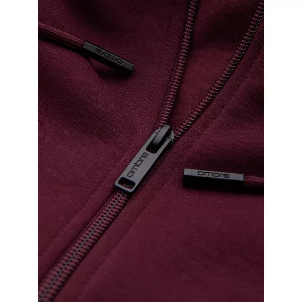  Herren -Sweatshirt OMBRE OM-SSBZ-0160 KASTANIENBRAUN 