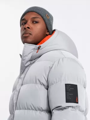 Herren Winterjacke OMBRE OM-JAHP-0208 GRAU