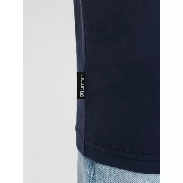  Hemd OMBRE OM-TSCT-0109 MARINEBLAU 