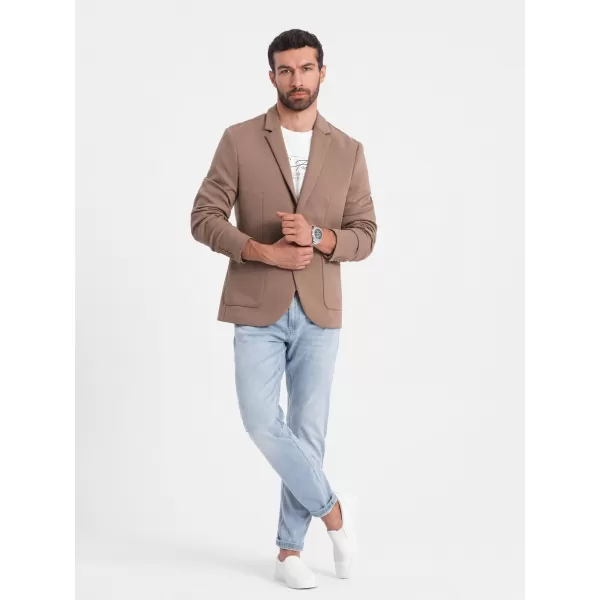  Jacke OMBRE OM-BLZB-0127 DUNKLER BEIGE 