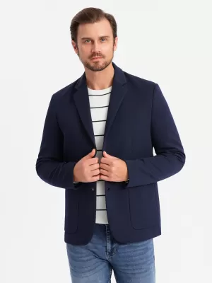 Jacke OMBRE OM-BLZB-0133 MARINEBLAU