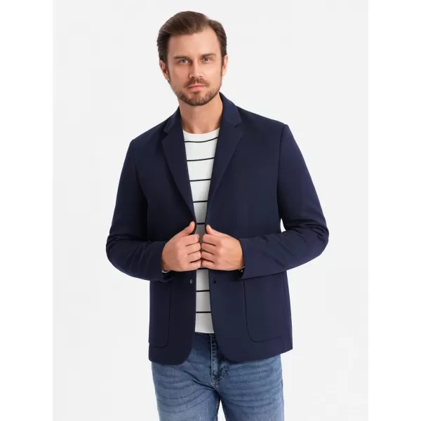  Jacke OMBRE OM-BLZB-0133 MARINEBLAU 