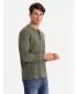 Herren t -Shirt mit langen Ärmeln OMBRE OM-LSCL-0120 OLIVE