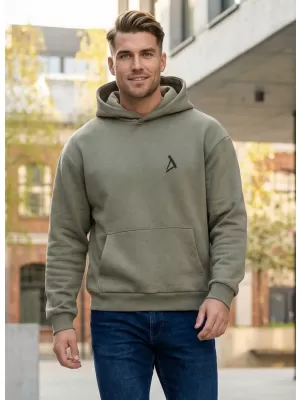 Herren -Sweatshirt ALTISPORT BYB/ALM002BY284 OLIVE