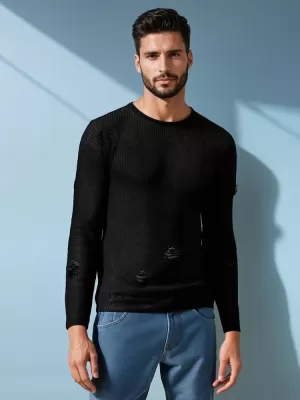 Herrenpullover DSTREET SCHWARZ