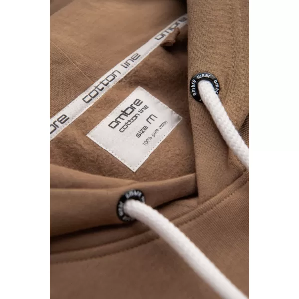  Herren -Sweatshirt OMBRE OM-SSBN-0177 BRAUN 