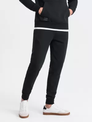 Herren -Traursanzüge OMBRE OM-PABS-0174 SCHWARZ