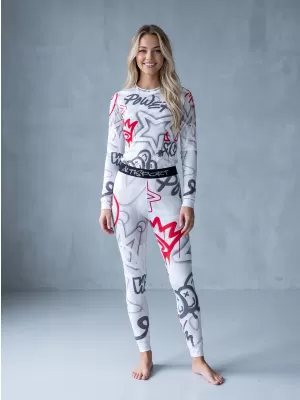 Frauenfunktionelle Thermohosen Prämie ALTISPORT VOJ/ALW054TER02 GRAU -RED