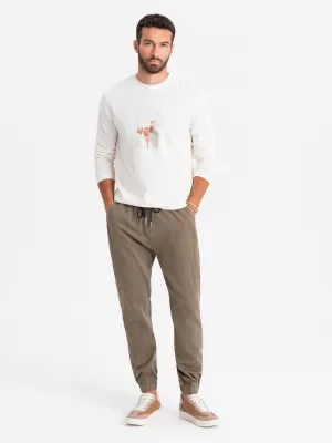 Herren -Traursanzüge OMBRE OM-PAJO-0202 DUNKELBRAUN