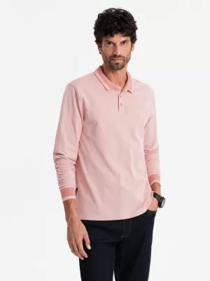 Hemd OMBRE OM-POLS-0129 ROSA MELANGE