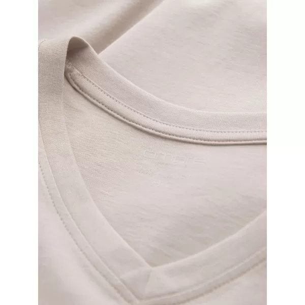  Herren t -Shirt mit einem langen Ärmel OMBRE OM-LSBL-0108 LEICHT BEIGE 