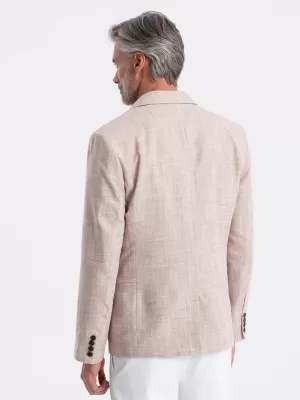 Jacke OMBRE OM-BLZB-0128 LEICHT BEIGE