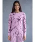 Frauenfunktionales Thermo -T -Shirt mit langen Ärmeln Premium ALTISPORT VOJ/ALW052TER01 ROSA