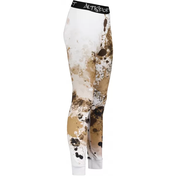  Frauenfunktionelle Thermohosen Prämie ALTISPORT VOJ/ALW055TER02 WEIß -BROWN 