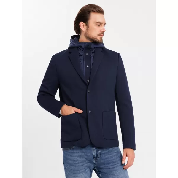 Jacke OMBRE OM-BLZB-0133 MARINEBLAU 