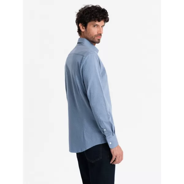  Hemd OMBRE OM-SHCS-0175 BLAU 