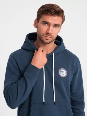 Herren -Sweatshirt OMBRE OM-SSNZ-0144 MARINEBLAU