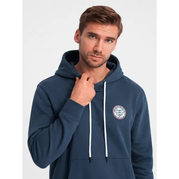  Herren -Sweatshirt OMBRE OM-SSNZ-0144 MARINEBLAU 