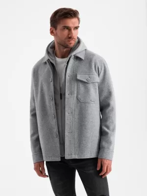 Jacke OMBRE OM-JANP-0199 GRAU