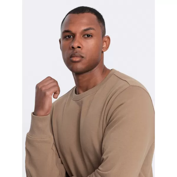  Herren -Sweatshirt OMBRE OM-SSBN-0175 BRAUN 