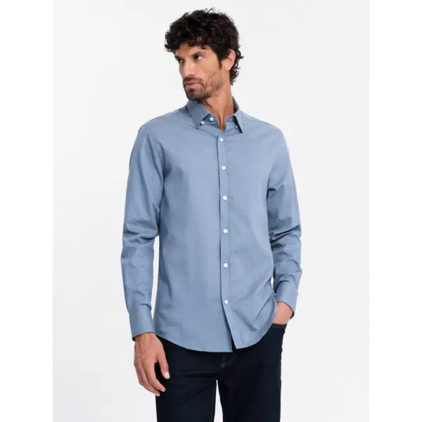  Hemd OMBRE OM-SHCS-0175 BLAU 