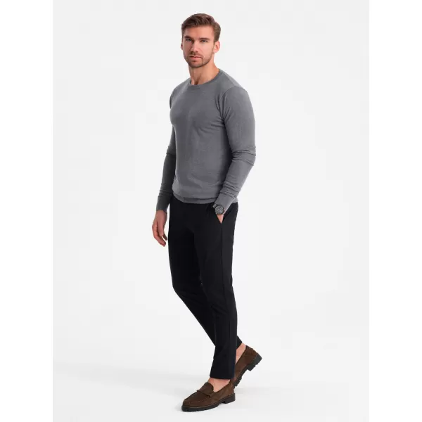  Herrenpullover OMBRE OM-SWBS-0106 GRAUE MELANGE 