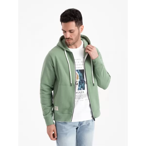  Herren -Sweatshirt OMBRE OM-SSBZ-0178 GRÜN 