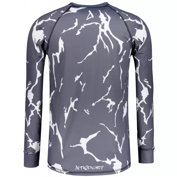  Funktionaler Term T -Shirt von Männern mit Langarmprämie ALTISPORT VOJ/ALM052TER01 GRAU 