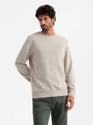 Herren -Sweatshirt OMBRE OM-SSNZ-0163 BEIGE