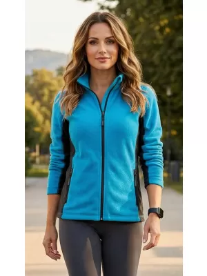 Frauen Fleece Sweatshirt ALTISPORT NoPrint NP/ALW825 TÜRKIS