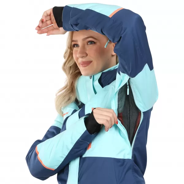  Ladies 'Skijacke ALPINE PRO DEARA LJCD654 BLAU 