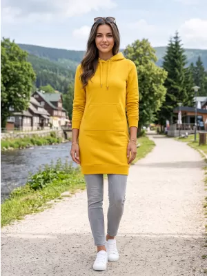 Ladies 'verlängertes Sweatshirt ALTISPORT NoPrint NP/ALW914 BERNSTEIN