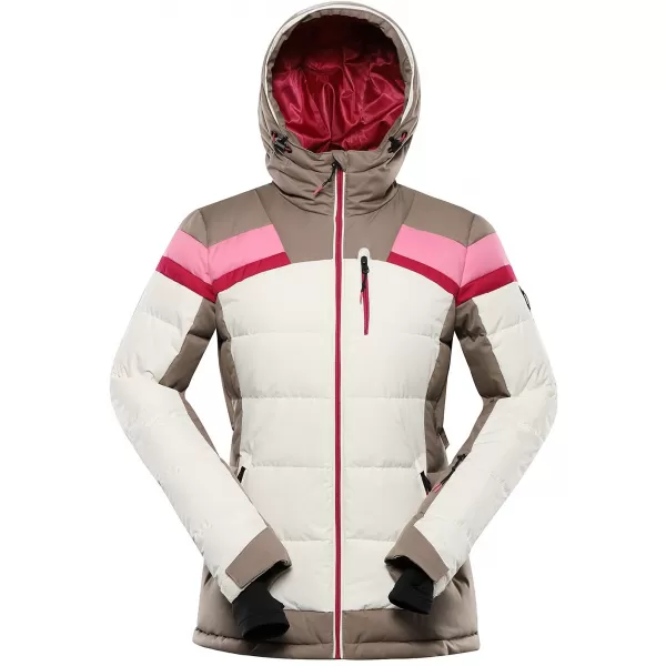  Feder Skijacke für Frauen ALPINE PRO FERERA LJCD656 CREMIG 