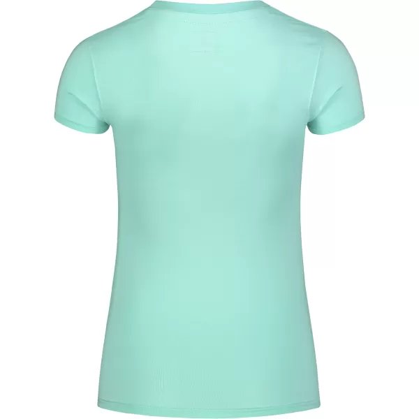  Damen-T-Shirt aus Baumwolle NORDBLANC STICKER NBFLT8146 HELLGRÜN 