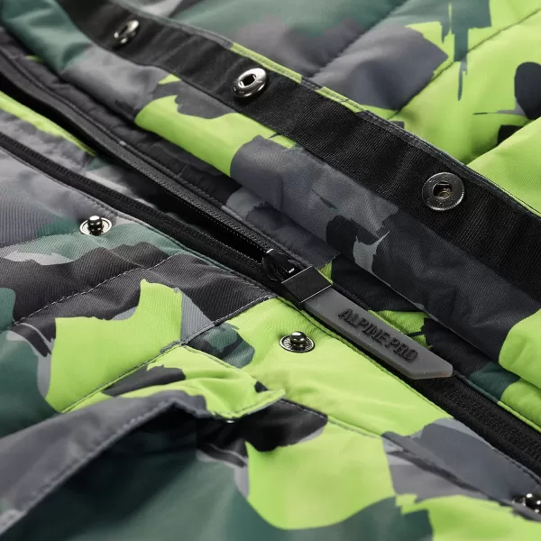  Jacke ALPINE PRO WERDO KJCD335 GRÜN 