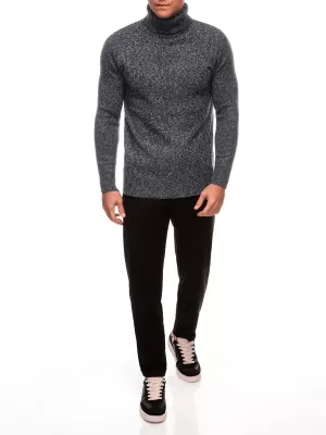Herrenpullover EDOTI E247 SCHWARZ