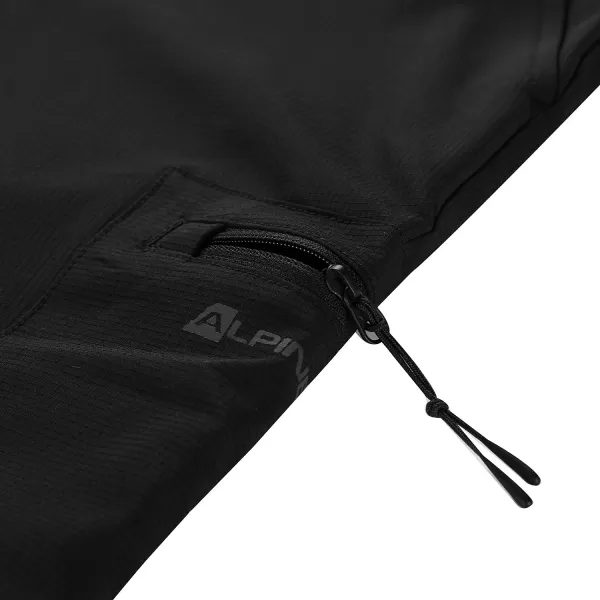  Frauen -Softshell -Hosen ALPINE PRO CORBA LPAD663 SCHWARZ 