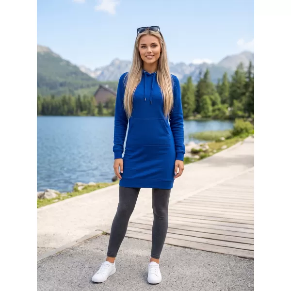  Ladies 'verlängertes Sweatshirt ALTISPORT NoPrint NP/ALW914 KÖNIGLICH 