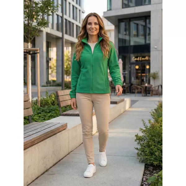  Fleece-Sweatshirt für Damen ALTISPORT NoPrint NP/ALW405 MITTELGRÜN 