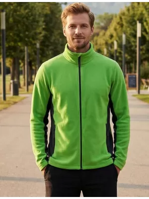 Herren Fleece Sweatshirt ALTISPORT NoPrint NP/ALM725 APFELGRÜN