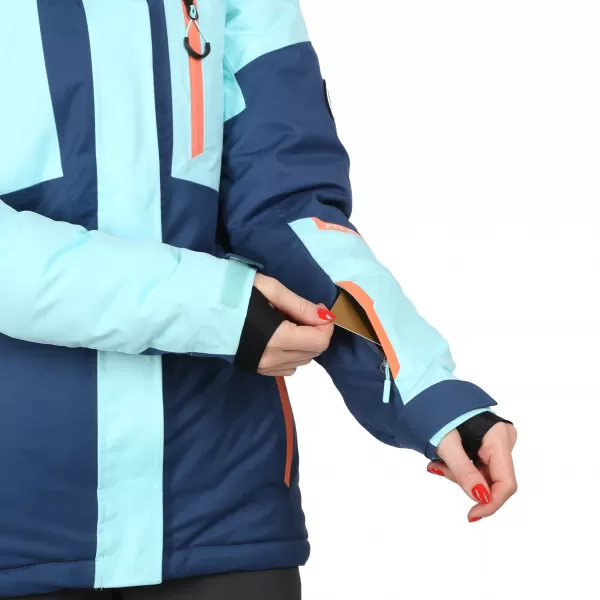  Ladies 'Skijacke ALPINE PRO DEARA LJCD654 BLAU 