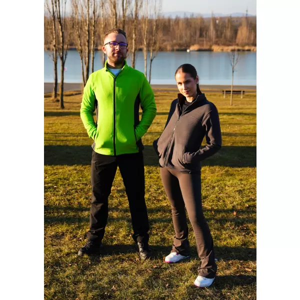  Herren Fleece Sweatshirt ALTISPORT NoPrint NP/ALM725 APFELGRÜN 