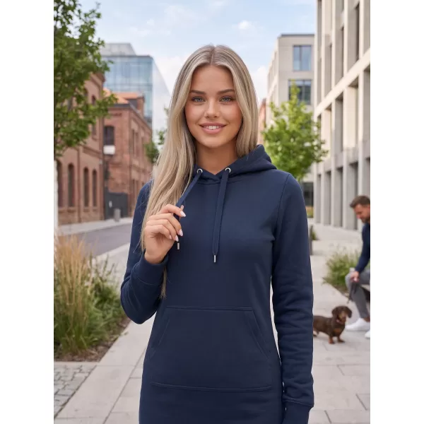  Ladies 'verlängertes Sweatshirt ALTISPORT NoPrint NP/ALW914 MEERESBLAU 