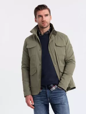Jacke OMBRE OM-JALP-0167 KHAKI