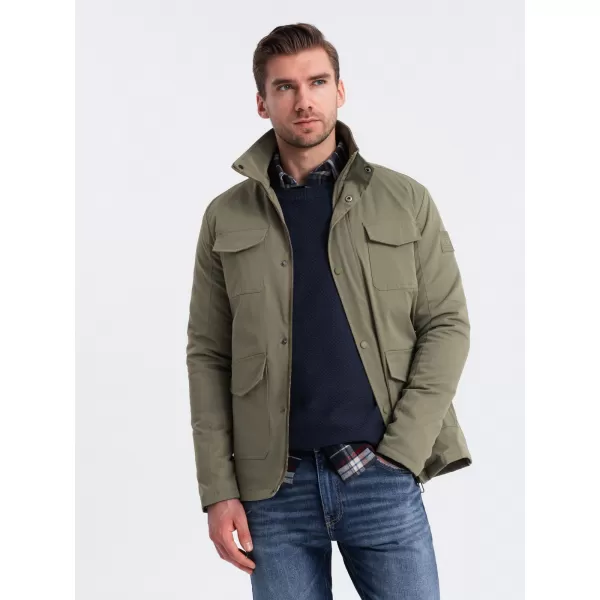  Jacke OMBRE OM-JALP-0167 KHAKI 
